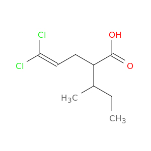 4-Pentenoic acid, 5,5-dichloro-2-(1-methylpropyl)-