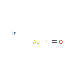 Gold iridium platinum oxide