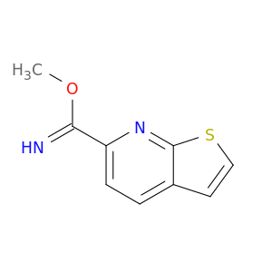 Thieno[2,3-b]pyridine-6-carboximidic acid, methyl ester