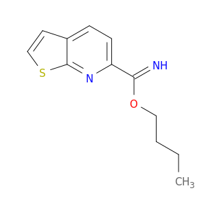 Thieno[2,3-b]pyridine-6-carboximidic acid, butyl ester