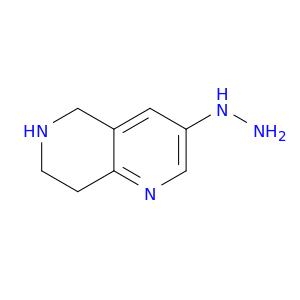 5,6,7,8-tetrahydro-1,6-naphthyridin-3-ylhydrazine