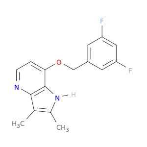 1H-Pyrrolo[3,2-b]pyridine, 7-[(3,5-difluorophenyl)methoxy]-2,3-dimethyl-