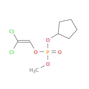 Phosphoric acid, cyclopentyl 2,2-dichloroethenyl methyl ester