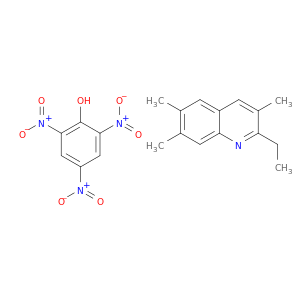 Quinoline, 2-ethyl-3,6,7-trimethyl-, compd. with 2,4,6-trinitrophenol (1:1)