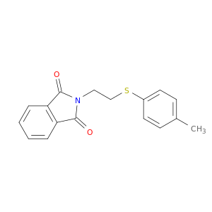 1H-Isoindole-1,3(2H)-dione, 2-[2-[(4-methylphenyl)thio]ethyl]-