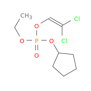 Phosphoric acid, cyclopentyl 2,2-dichloroethenyl ethyl ester