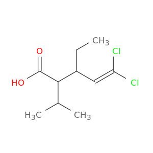 4-Pentenoic acid, 5,5-dichloro-3-ethyl-2-(1-methylethyl)-