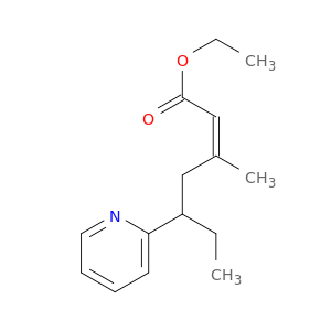 2-Heptenoic acid, 3-methyl-5-(2-pyridinyl)-, ethyl ester, (Z)-