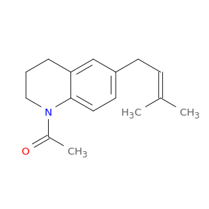 Quinoline, 1-acetyl-1,2,3,4-tetrahydro-6-(3-methyl-2-butenyl)-