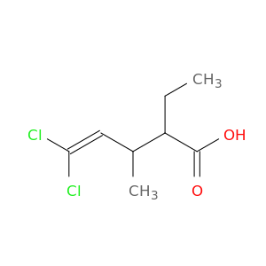 4-Pentenoic acid, 5,5-dichloro-2-ethyl-3-methyl-