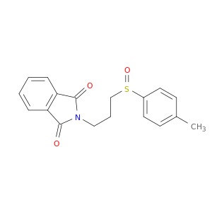 1H-Isoindole-1,3(2H)-dione, 2-[3-[(4-methylphenyl)sulfinyl]propyl]-