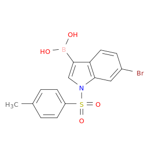Boronic acid, [6-bromo-1-[(4-methylphenyl)sulfonyl]-1H-indol-3-yl]-