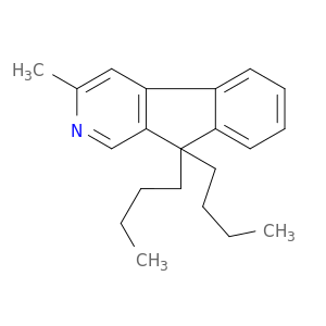9H-Indeno[2,1-c]pyridine, 9,9-dibutyl-3-methyl-