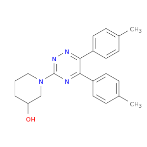 1-(5,6-Di-p-tolyl-1,2,4-triazin-3-yl)piperidin-3-ol