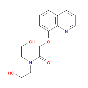 Acetamide, N,N-bis(2-hydroxyethyl)-2-(8-quinolinyloxy)-