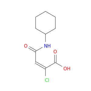 2-Butenoic acid, 2-chloro-4-(cyclohexylamino)-4-oxo-, (E)-