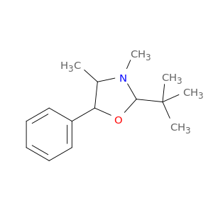 Oxazolidine, 2-(1,1-dimethylethyl)-3,4-dimethyl-5-phenyl-