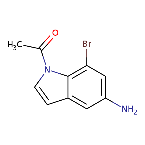 1-(5-氨基-7-溴-1H-吲哚-1-基)乙酮
