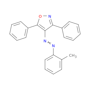Isoxazole, 4-[(2-methylphenyl)azo]-3,5-diphenyl-