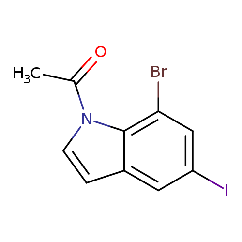 1-(7-Bromo-5-iodo-1H-indol-1-yl)ethanone