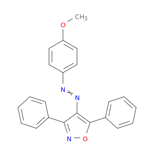Isoxazole, 4-[(4-methoxyphenyl)azo]-3,5-diphenyl-