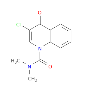 1(4H)-Quinolinecarboxamide, 3-chloro-N,N-dimethyl-4-oxo-