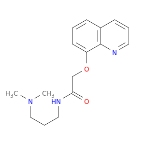Acetamide, N-[3-(dimethylamino)propyl]-2-(8-quinolinyloxy)-
