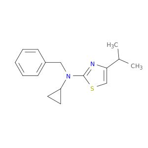 2-Thiazolamine, N-cyclopropyl-4-(1-methylethyl)-N-(phenylmethyl)-