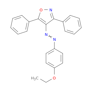 Isoxazole, 4-[(4-ethoxyphenyl)azo]-3,5-diphenyl-