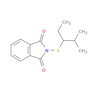 1H-Isoindole-1,3(2H)-dione, 2-[(1-ethyl-2-methylpropyl)thio]-