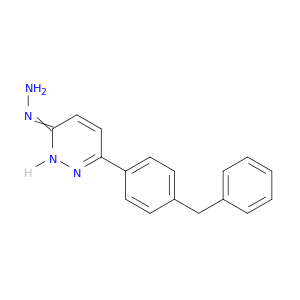 3(2H)-Pyridazinone, 6-[4-(phenylmethyl)phenyl]-, hydrazone