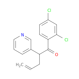 4-Penten-1-one, 1-(2,4-dichlorophenyl)-2-(3-pyridinyl)-