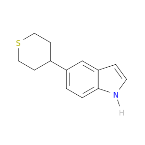 5-(四氢-2H-噻an-4-YL)-1H-吲哚