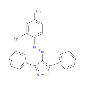Isoxazole, 4-[(2,4-dimethylphenyl)azo]-3,5-diphenyl-