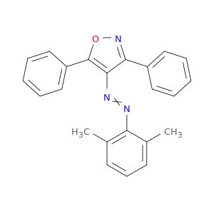 Isoxazole, 4-[(2,6-dimethylphenyl)azo]-3,5-diphenyl-