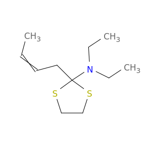 1,3-Dithiolan-2-amine, 2-(2-butenyl)-N,N-diethyl-