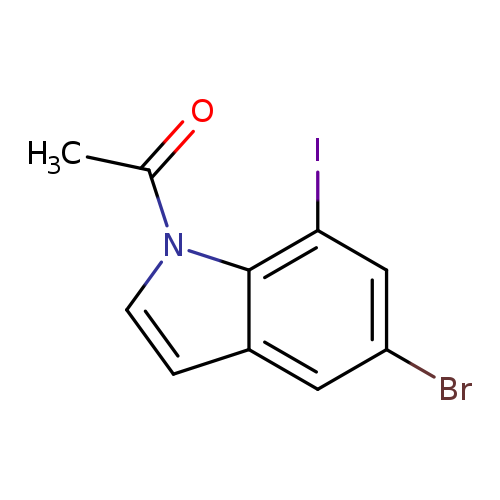 1-(5-Bromo-7-iodo-1H-indol-1-yl)ethanone