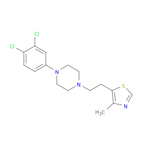 Piperazine, 1-(3,4-dichlorophenyl)-4-[2-(4-methyl-5-thiazolyl)ethyl]-