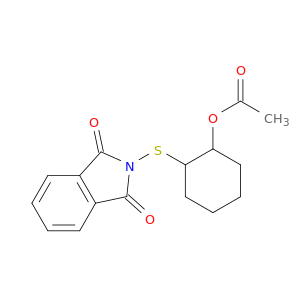 1H-Isoindole-1,3(2H)-dione, 2-[[2-(acetyloxy)cyclohexyl]thio]-