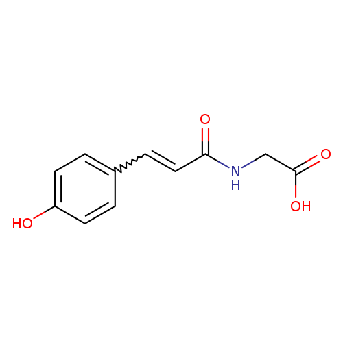 Glycine, N-[3-(4-hydroxyphenyl)-1-oxo-2-propenyl]-