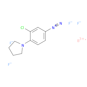 boron 3-chloro-4-(pyrrolidin-1-yl)benzenediazonium fluoride(1:1:4)