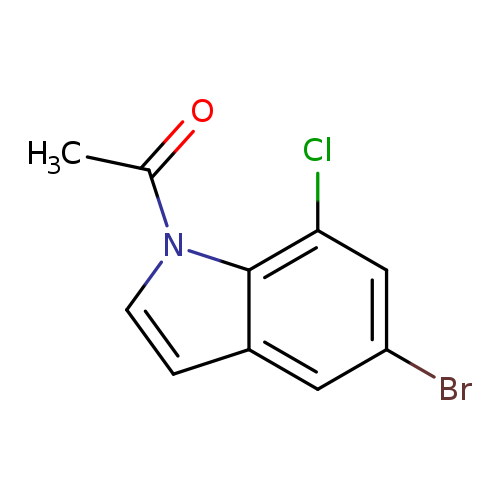 1-(5-溴-7-氯-1H-吲哚-1-基)乙酮