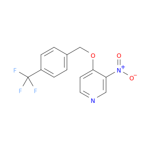 Pyridine, 3-nitro-4-[[4-(trifluoromethyl)phenyl]methoxy]-