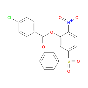 2-硝基-5-(苯磺酰基)-4-氯苯甲酸苯基酯