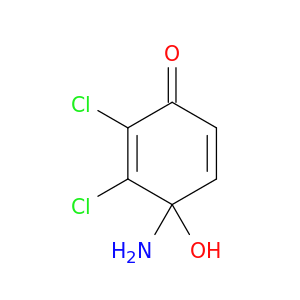 2,5-Cyclohexadien-1-one, 4-amino-2,3-dichloro-4-hydroxy-