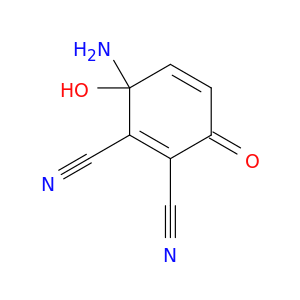 1,4-Cyclohexadiene-1,2-dicarbonitrile, 3-amino-3-hydroxy-6-oxo-