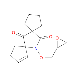 12-Azadispiro[4.1.4.2]tridec-8-ene-6,13-dione, 12-(oxiranylmethoxy)-