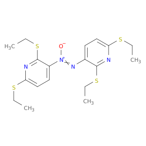 Pyridine, 3,3'-azoxybis[2,6-bis(ethylthio)-