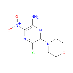 Pyrazinamine, 5-chloro-6-(4-morpholinyl)-3-nitro-