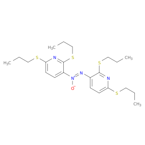 Pyridine,3,3'-azoxybis[2,6-bis(propylthio)- (9CI)